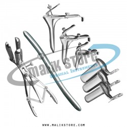 Hegar uterine dilator, 11-12, mathieu, grave 3 pieces, collin 3 pieces